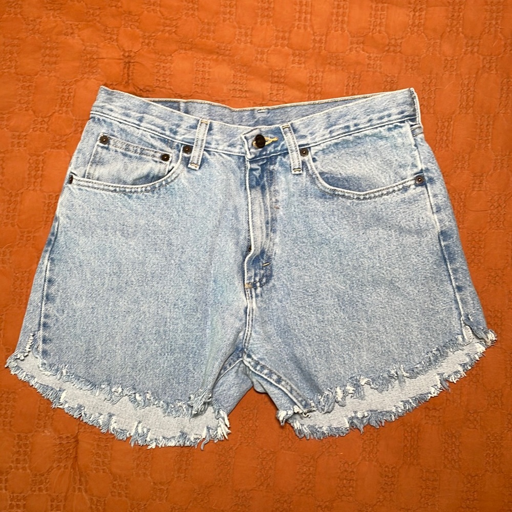 Vintage Denim Cut Off with Raw Edge